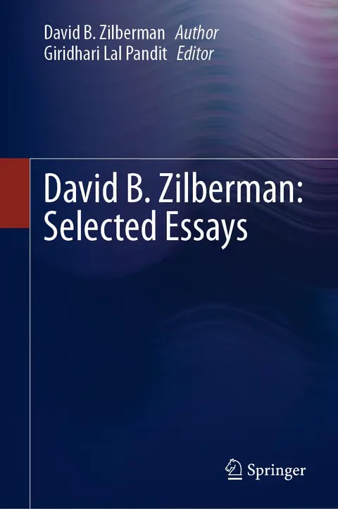 Cover of David B. Zilberman
