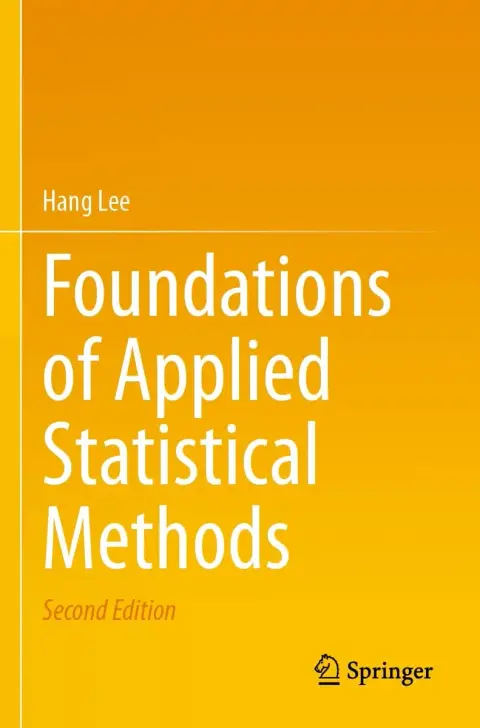 Cover of Foundations of Applied Statistical Methods