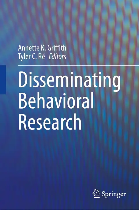 Cover of Disseminating Behavioral Research