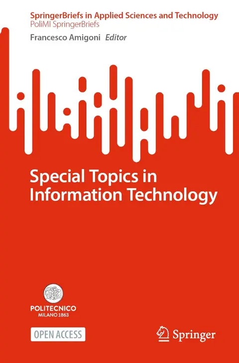 Cover of Special Topics in Information Technology