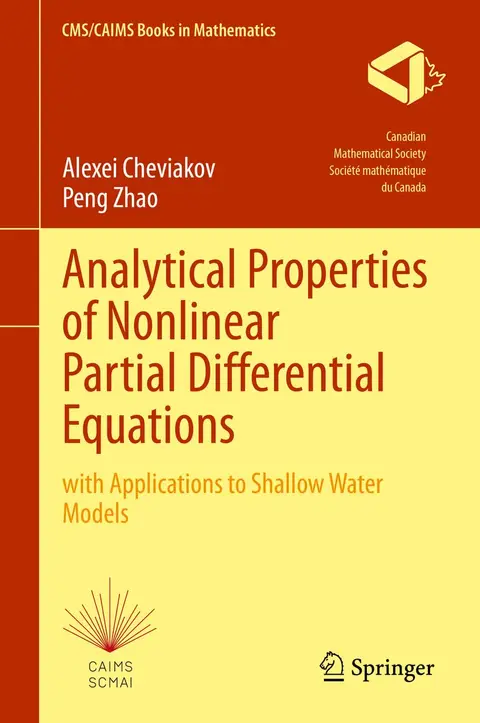 Cover of Analytical Properties of Nonlinear Partial Differential Equations
