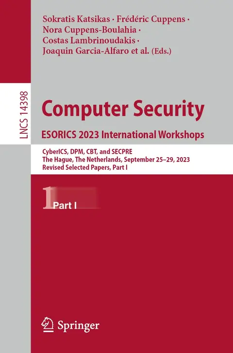 Cover of Computer Security. ESORICS 2023 International Workshops