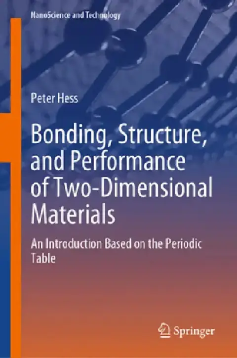 Cover of Bonding, Structure, and Performance of Two-Dimensional Materials