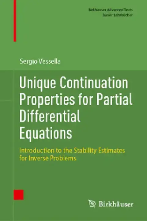 Cover of Unique Continuation Properties for Partial Differential Equations