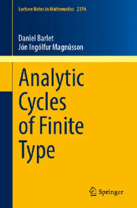 Cover of Analytic Cycles of Finite Type