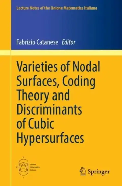 Cover of Varieties of Nodal Surfaces, Coding Theory and Discriminants of Cubic Hypersurfaces