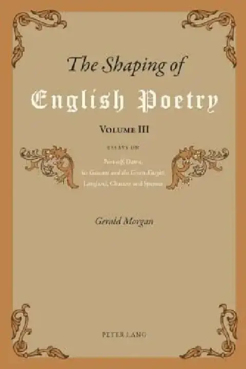 Cover of The Shaping of English Poetry- Volume III