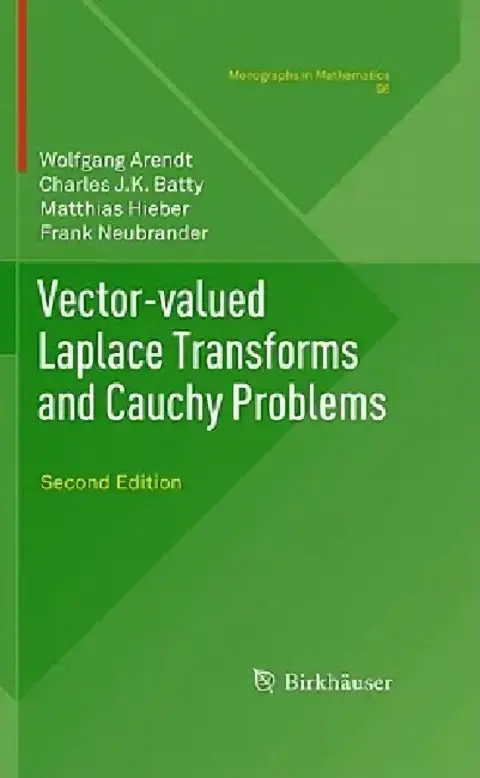 Cover of Vector-Valued Laplace Transforms and Cauchy Problems