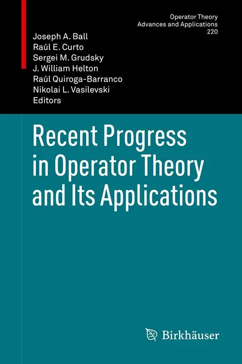 Cover of Recent Progress in Operator Theory and Its Applications