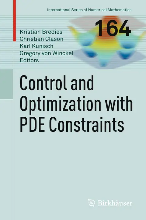 Cover of Control and Optimization with PDE Constraints