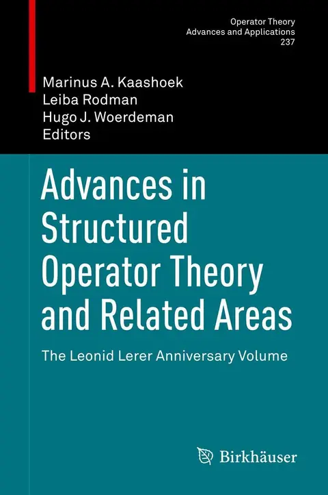 Cover of Advances in Structured Operator Theory and Related Areas