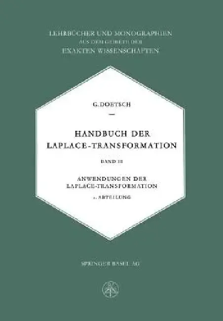 Cover of Handbuch Der Laplace-Transformation