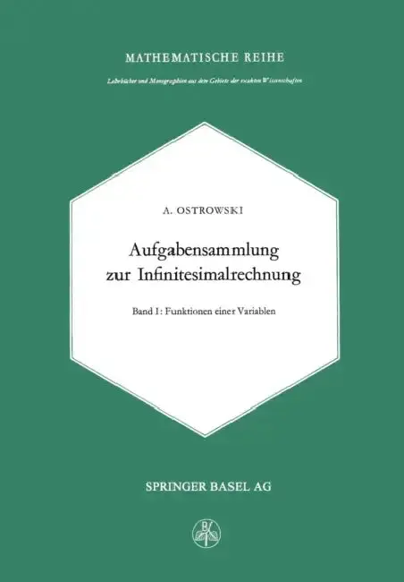 Cover of Aufgabensammlung Zur Infinitesimalrechnung