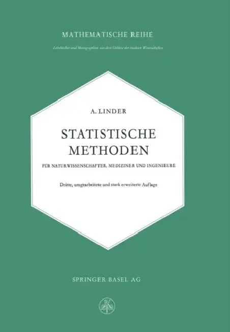 Cover of Statistische Methoden Für Naturwissenschafter, Mediziner Und Ingenieure