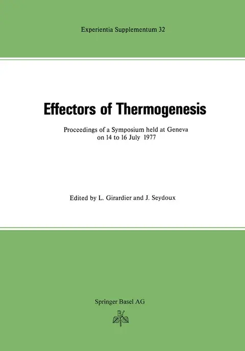 Cover of Effectors of Thermogenesis