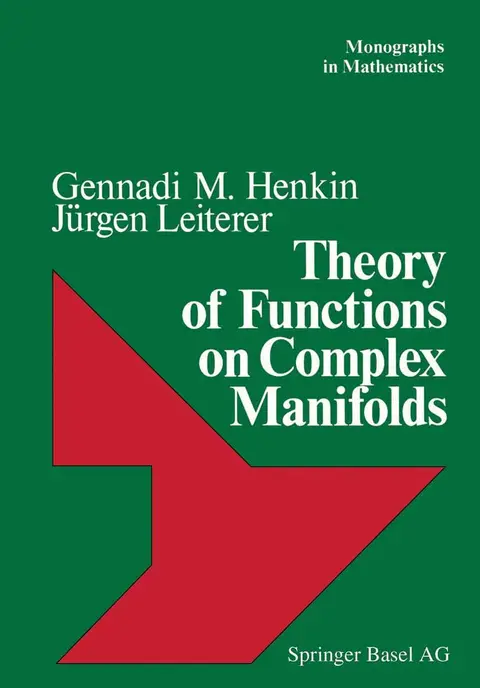 Cover of Theory of Functions on Complex Manifolds