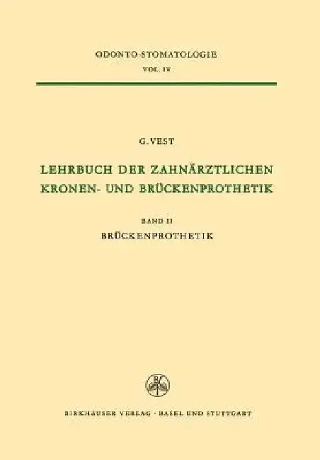 Cover of Lehrbuch Der Zahnärztlichen Kronen-Und Brückenprothetik