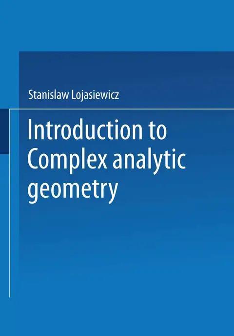 Cover of Introduction to Complex Analytic Geometry