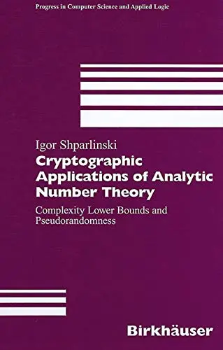 Cover of Cryptographic Applications of Analytic Number Theory