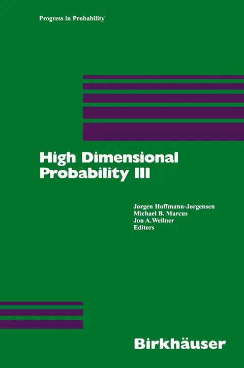 Cover of High Dimensional Probability III