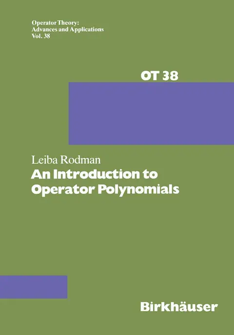 Cover of An Introduction to Operator Polynomials