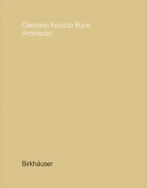 Cover of Claesson Koivisto Rune Architects