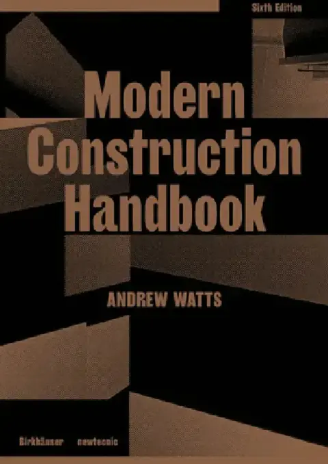 Cover of Modern Construction Handbook