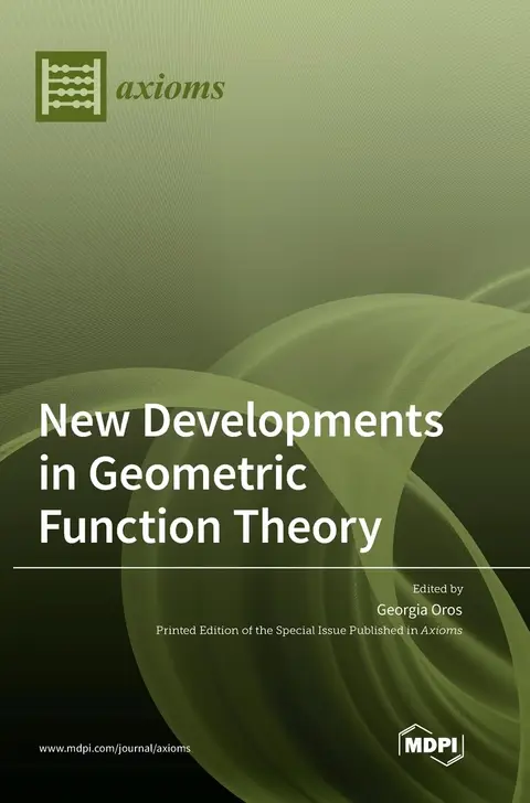 Cover of New Developments in Geometric Function Theory