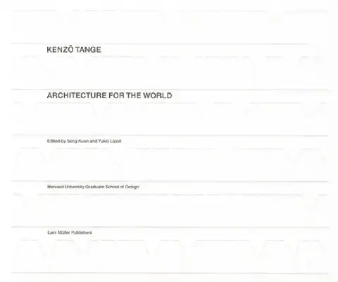 Cover of Kenzo Tange