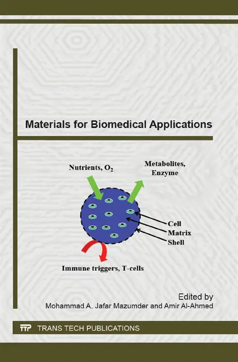Cover of Materials for Biomedical Applications