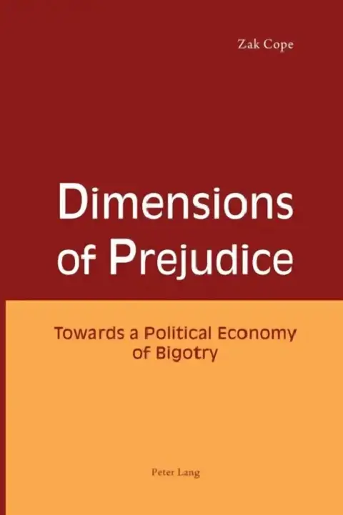 Cover of Dimensions of Prejudice