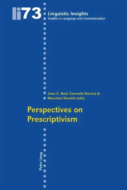 Cover of Perspectives on Prescriptivism