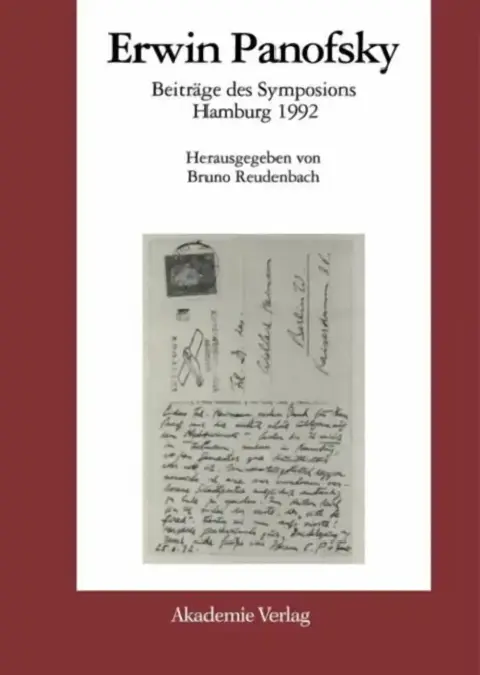 Cover of Erwin Panofsky