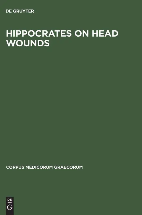 Cover of Hippocrates on head wounds