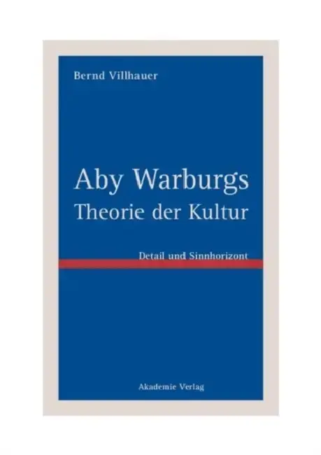 Cover of Aby Warburgs Theorie der Kultur