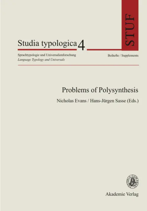 Cover of Problems of Polysynthesis