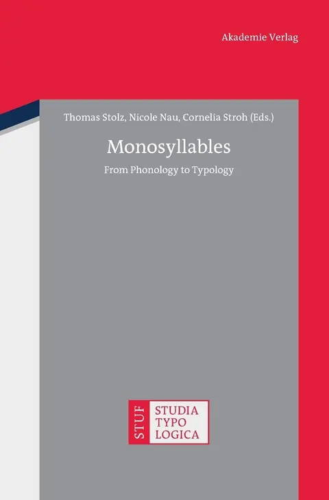 Cover of Monosyllables