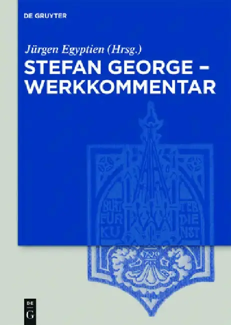 Cover of Stefan George - Werkkommentar