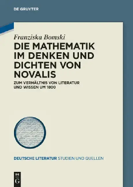 Cover of Die Mathematik im Denken und Dichten von Novalis