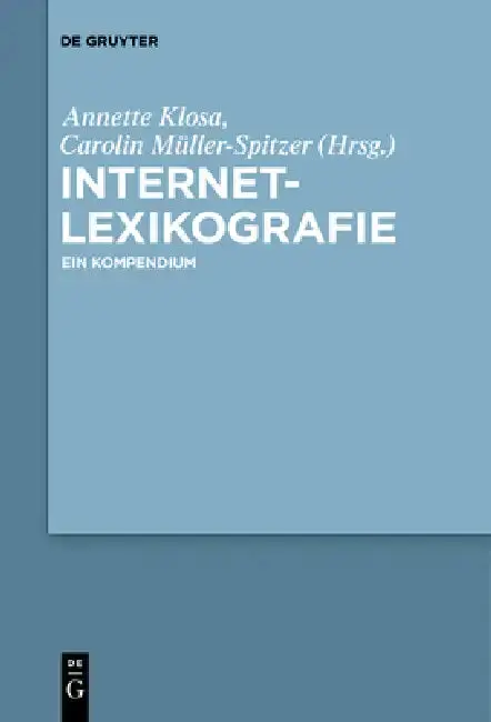 Cover of Internetlexikografie