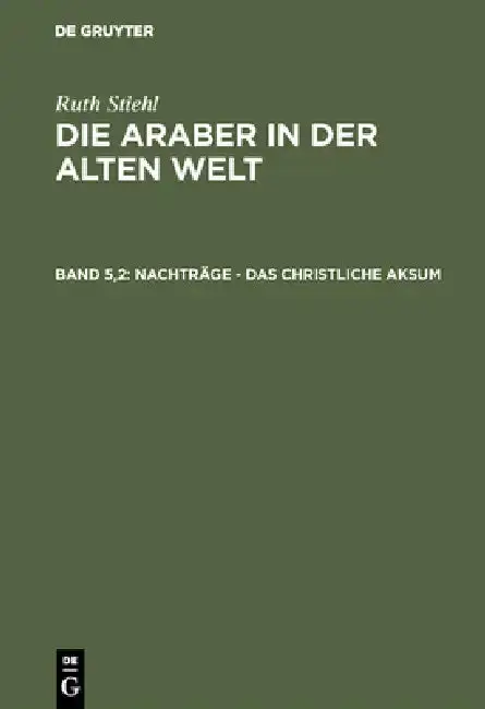 Cover of Nachträge - Das christliche Aksum