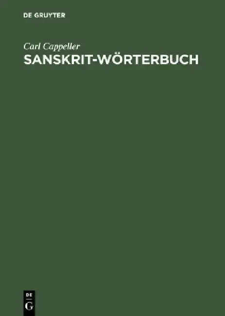 Cover of Sanskrit-Wörterbuch