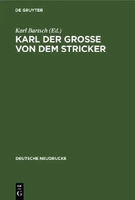 Cover of Karl der Große von dem Stricker