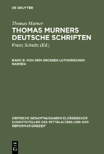 Cover of Von Dem Großen Lutherischen Narren