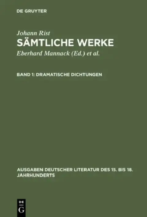 Cover of Dramatische Dichtungen