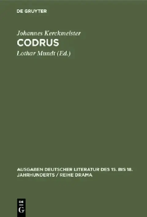Cover of Codrus