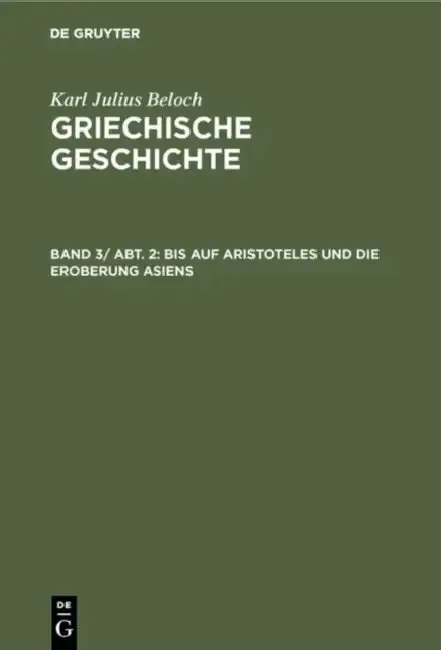 Cover of Bis Auf Aristoteles Und Die Eroberung Asiens
