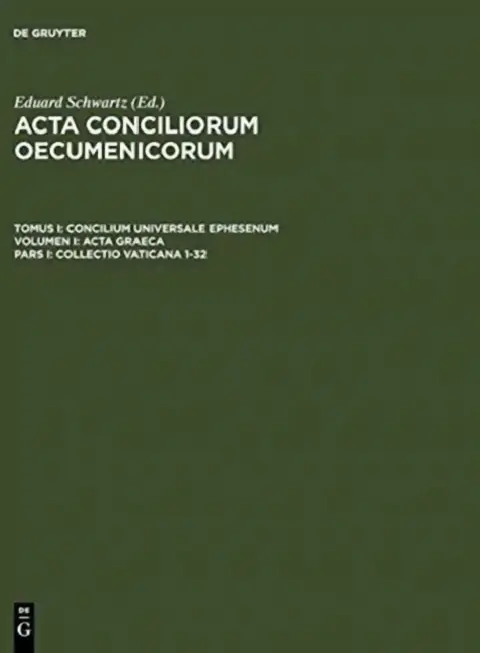 Cover of Collectio Vaticana 1-32