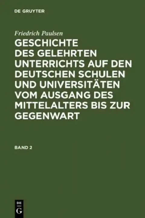 Cover of Friedrich Paulsen