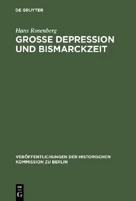 Cover of Grosse Depression und Bismarckzeit